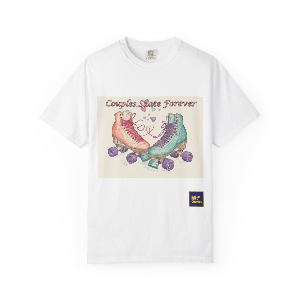 Couples Skate Forever T-Shirt — Retro Roller Skate Couples Graphic Tee