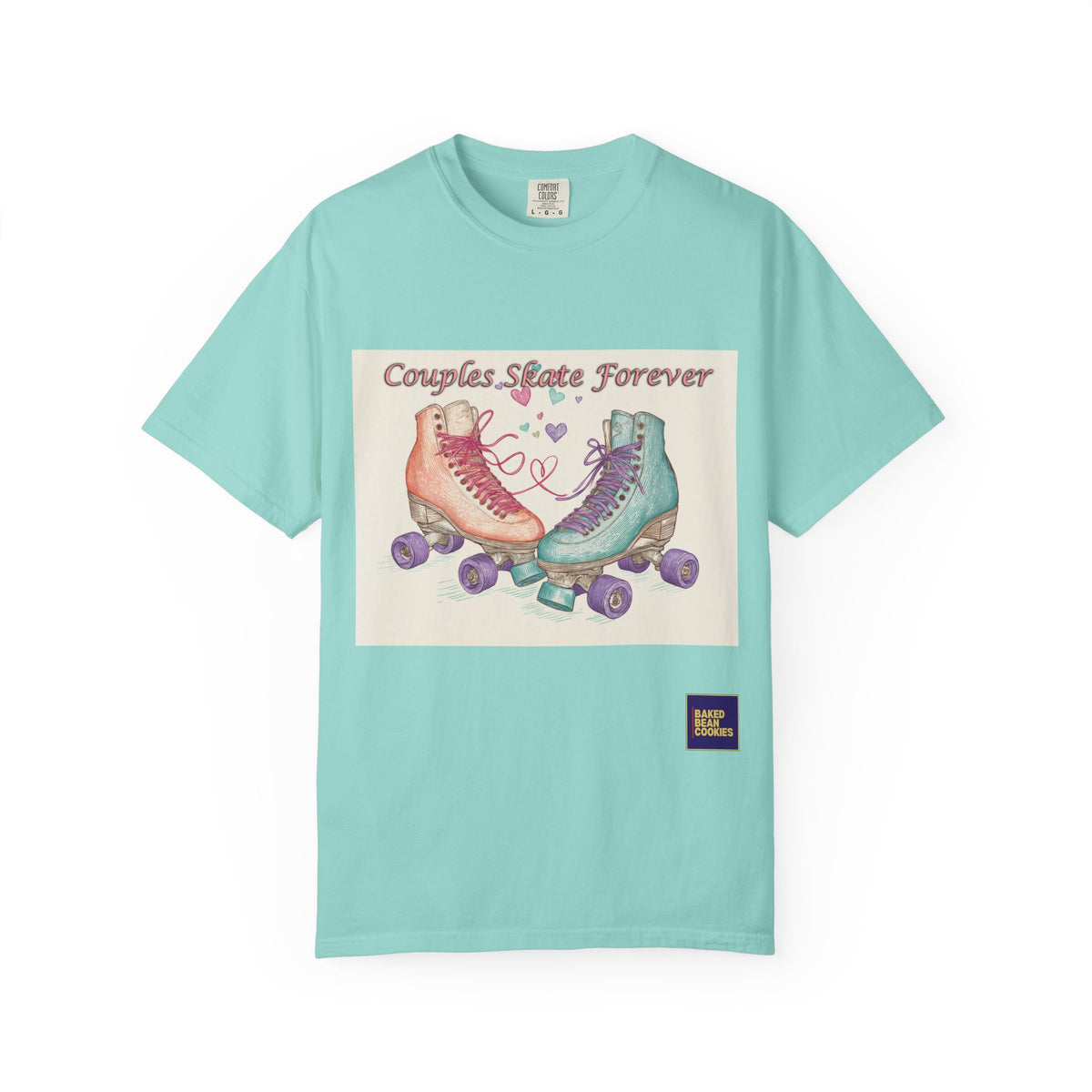 Couples Skate Forever T-Shirt — Retro Roller Skate Couples Graphic Tee