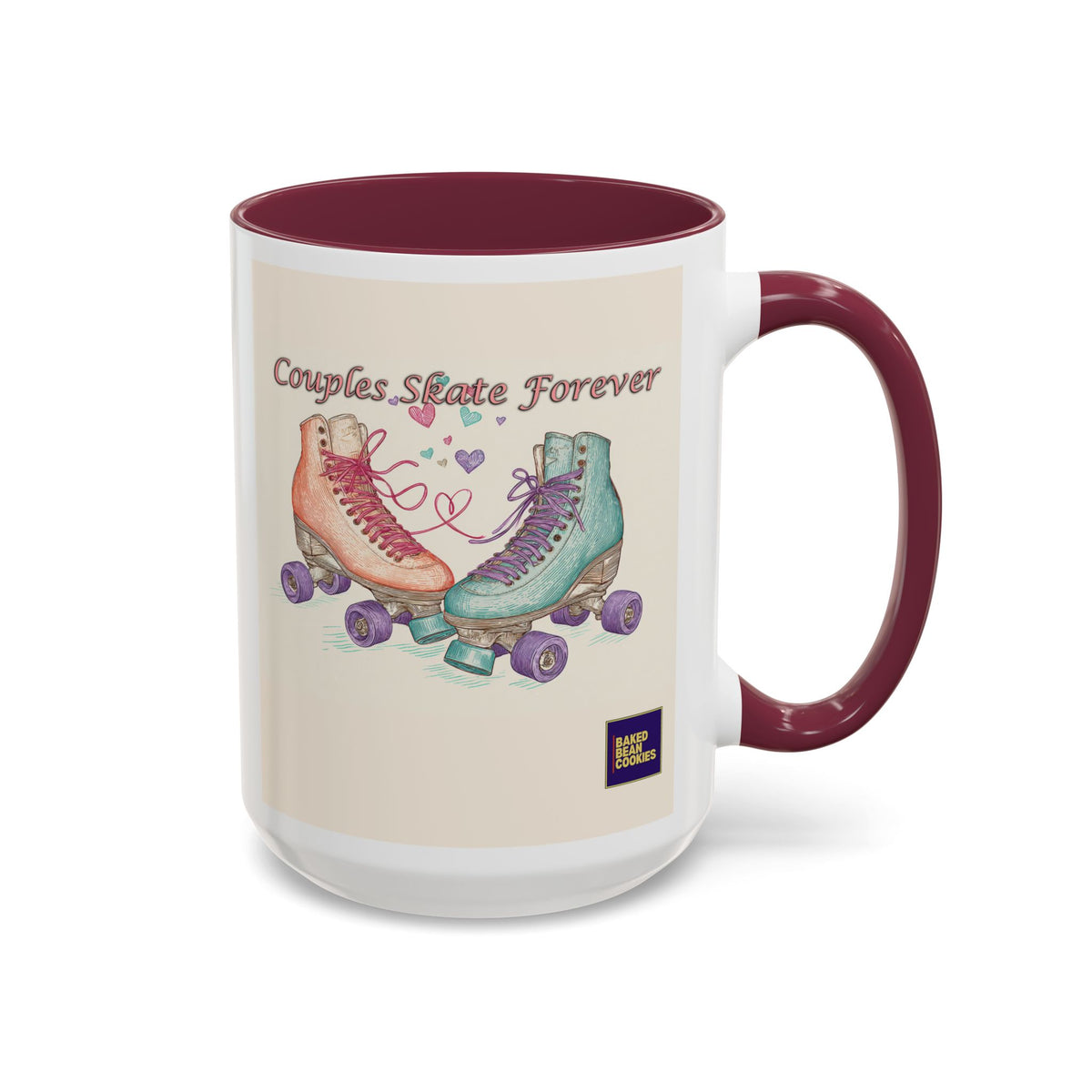 80s Retro Roller Skates Mug | 11oz or 15oz Colorful Ceramic Mug