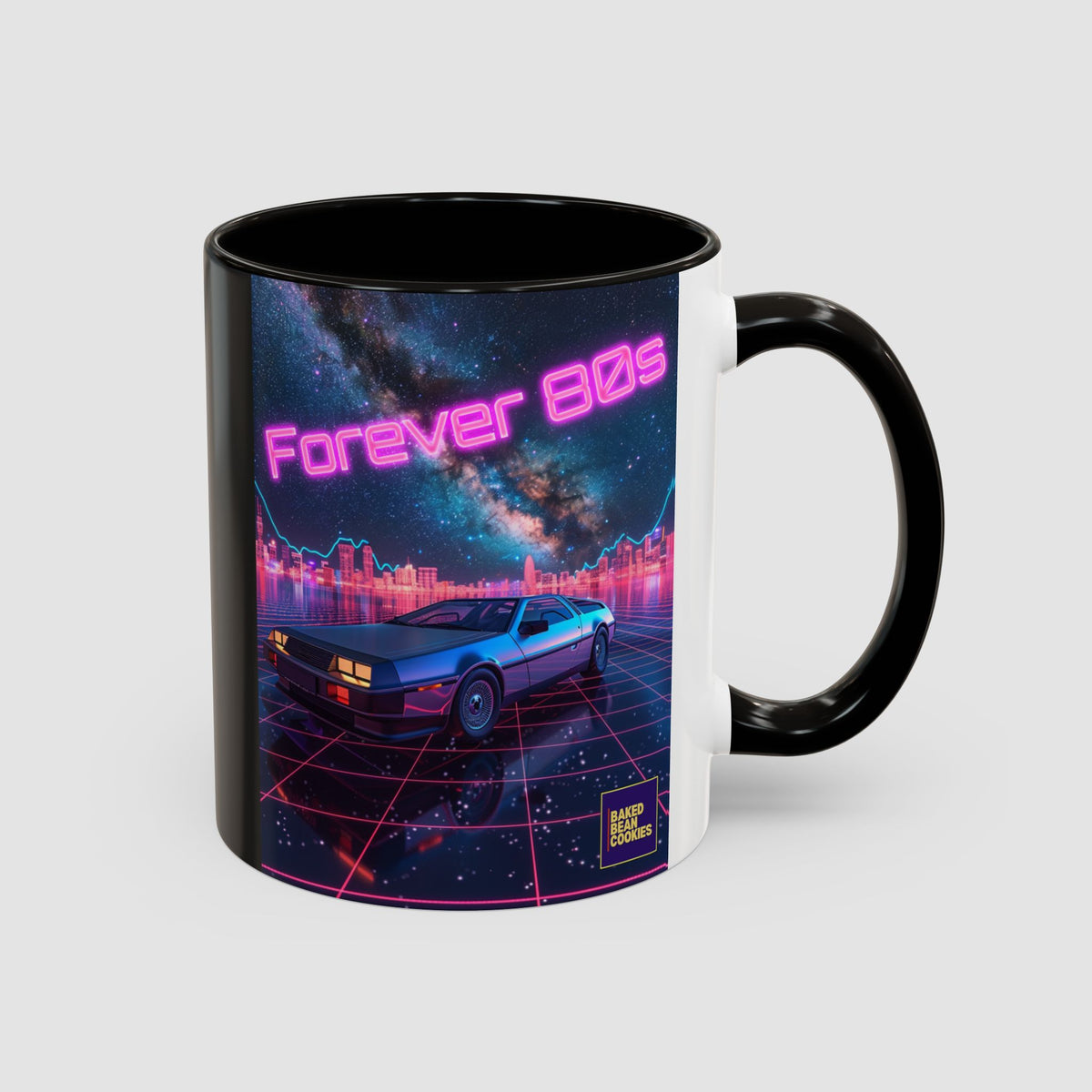 Retro Neon Sports Car Coffee Mug (11oz & 15oz)