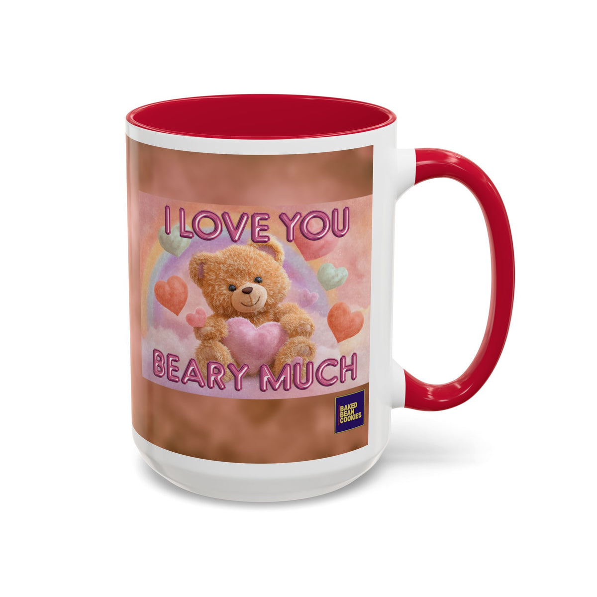 I Love You Beary Much Mug | 11oz or 15oz Colorful Ceramic Mug