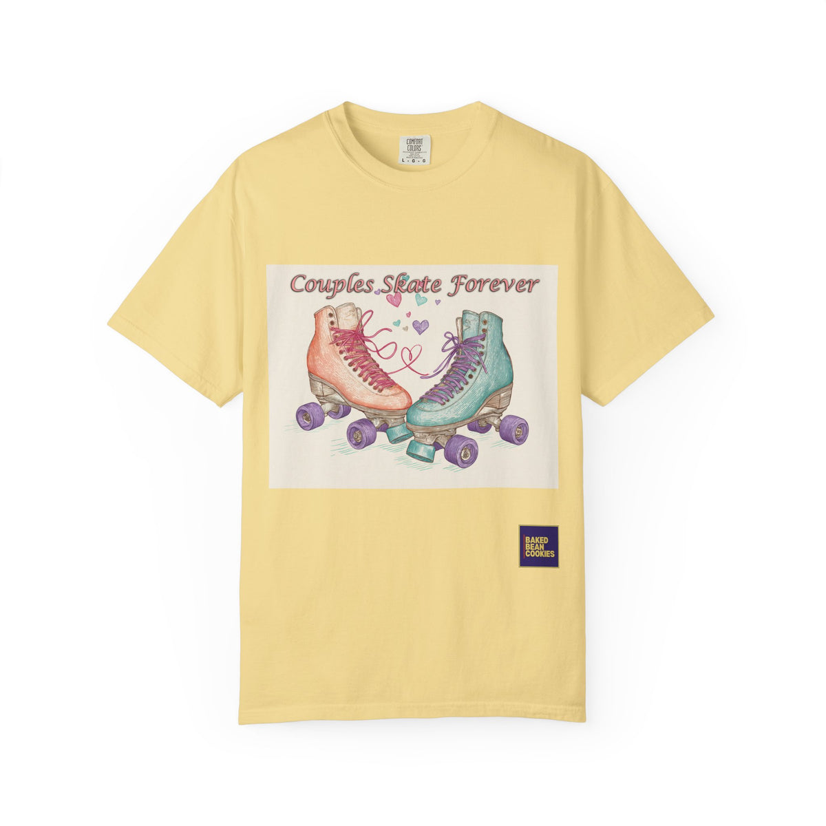 Couples Skate Forever T-Shirt — Retro Roller Skate Couples Graphic Tee