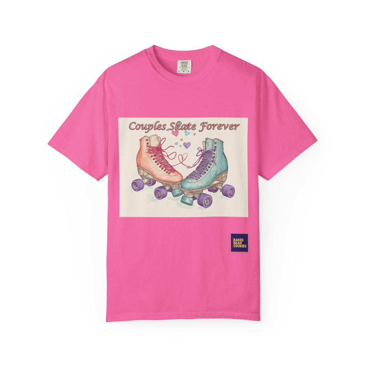 Couples Skate Forever T-Shirt — Retro Roller Skate Couples Graphic Tee