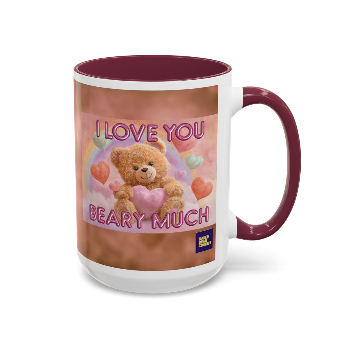 I Love You Beary Much Mug | 11oz or 15oz Colorful Ceramic Mug