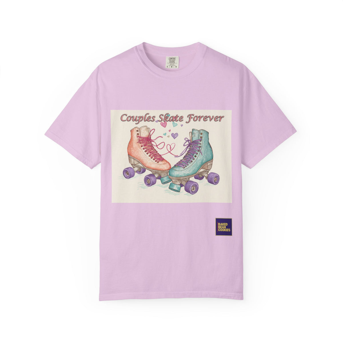 Couples Skate Forever T-Shirt — Retro Roller Skate Couples Graphic Tee