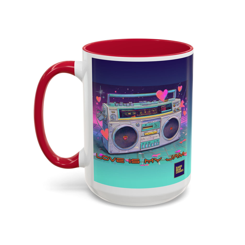 80s Retro Boombox mug | 11oz or 15 oz Colorful Ceramic Mug