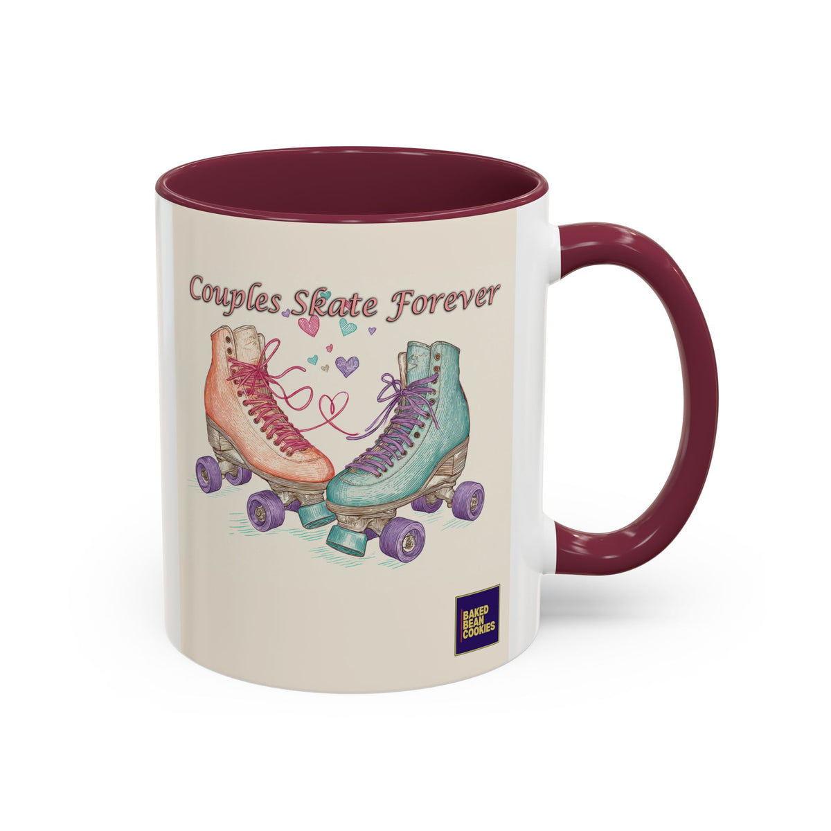 80s Retro Roller Skates Mug | 11oz or 15oz Colorful Ceramic Mug