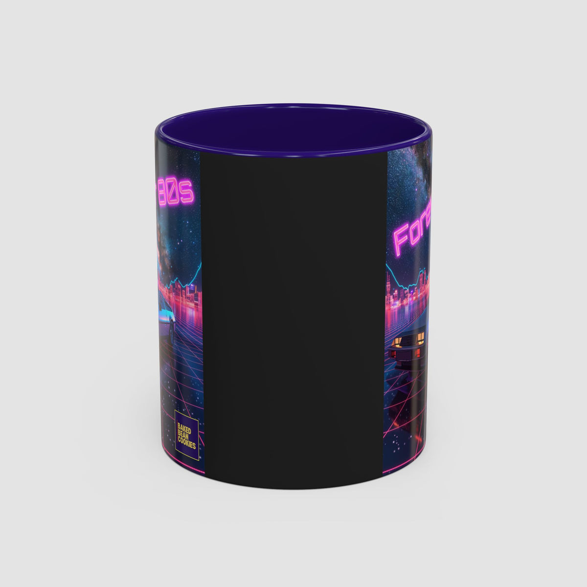 Retro Neon Sports Car Coffee Mug (11oz & 15oz)