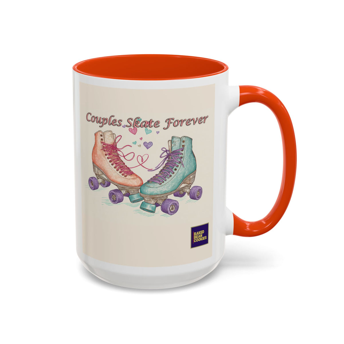 80s Retro Roller Skates Mug | 11oz or 15oz Colorful Ceramic Mug