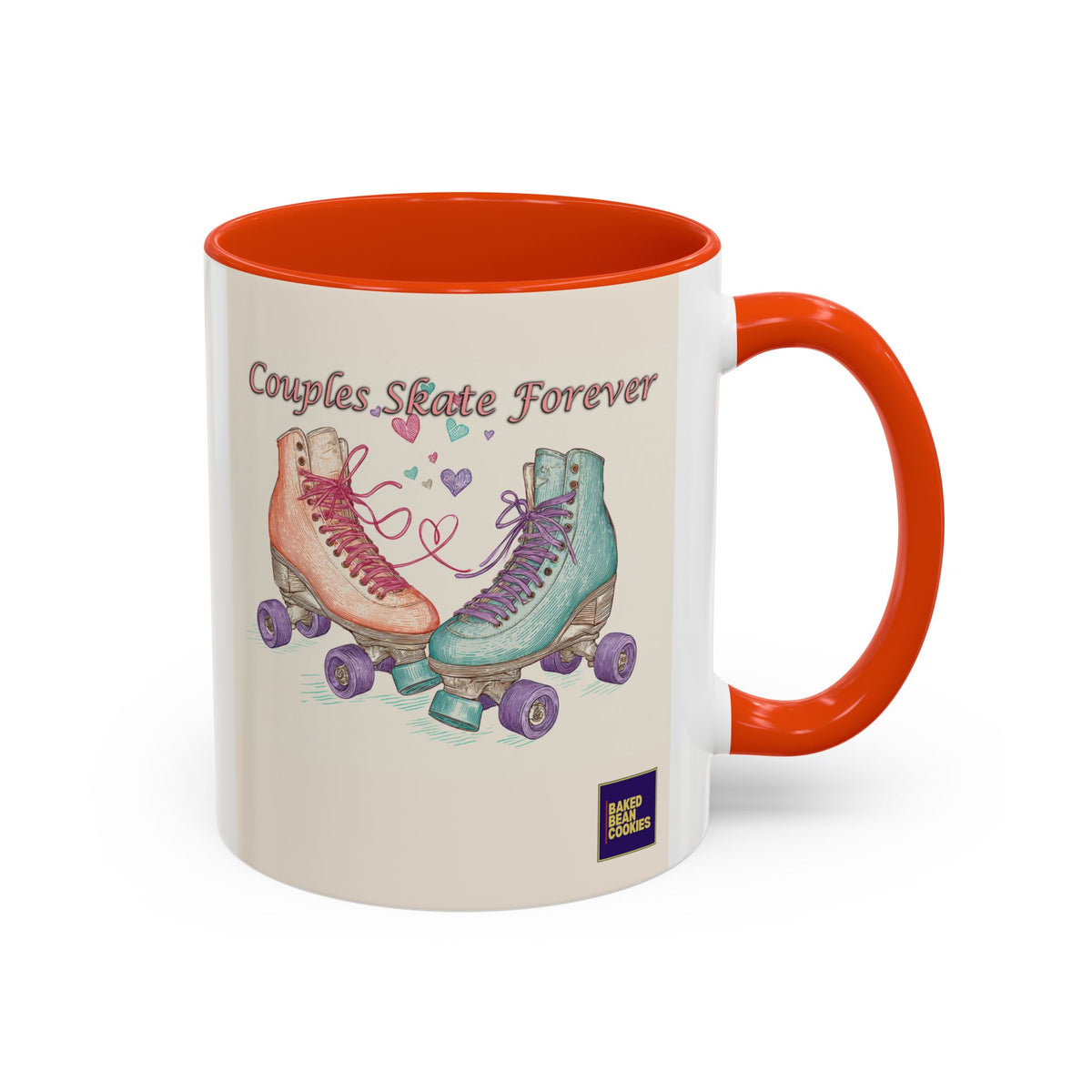80s Retro Roller Skates Mug | 11oz or 15oz Colorful Ceramic Mug
