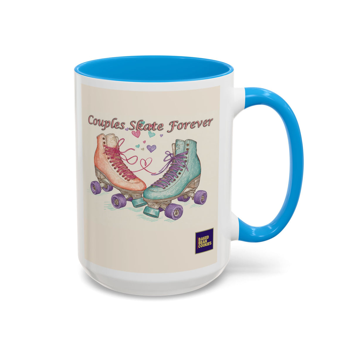 80s Retro Roller Skates Mug | 11oz or 15oz Colorful Ceramic Mug