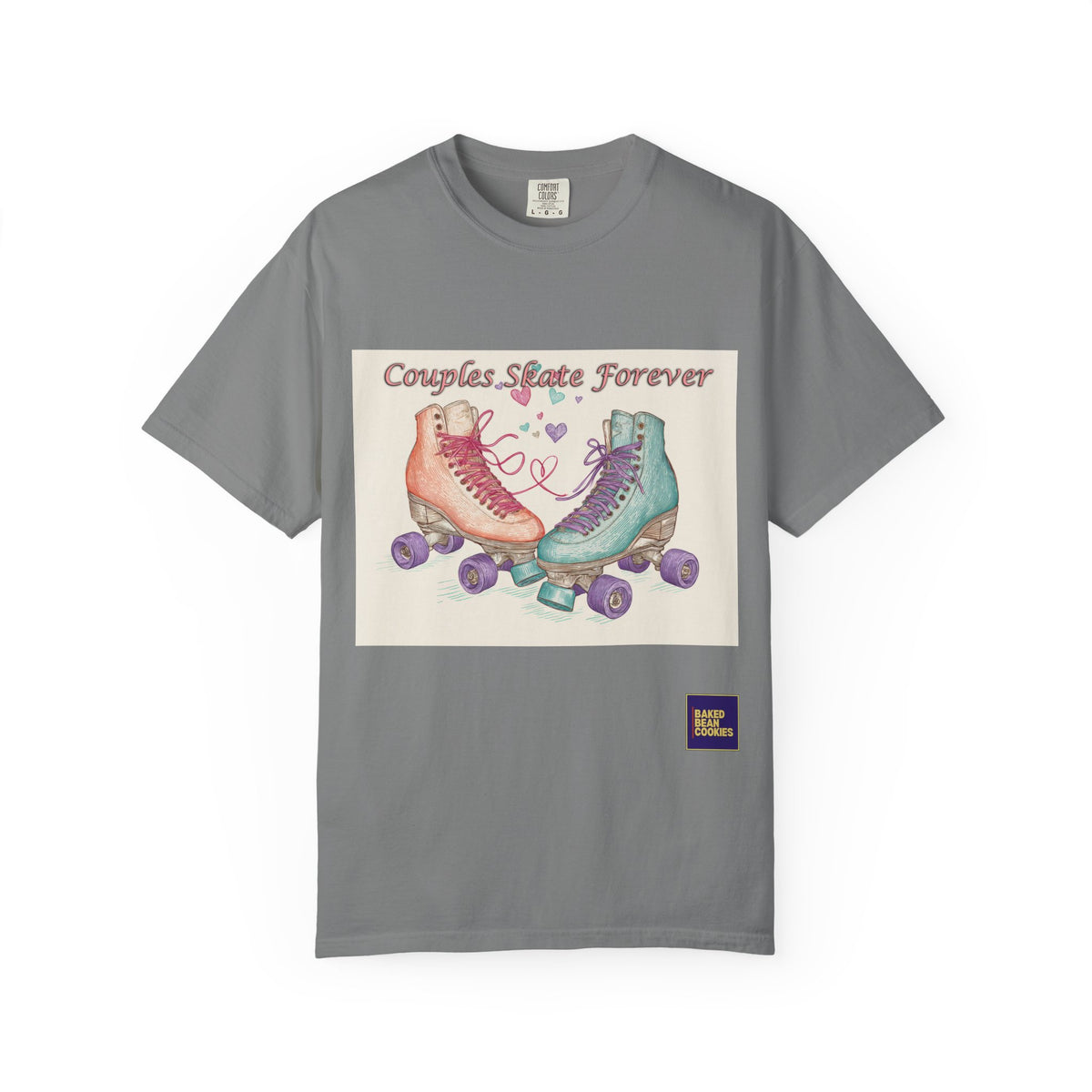 Couples Skate Forever T-Shirt — Retro Roller Skate Couples Graphic Tee