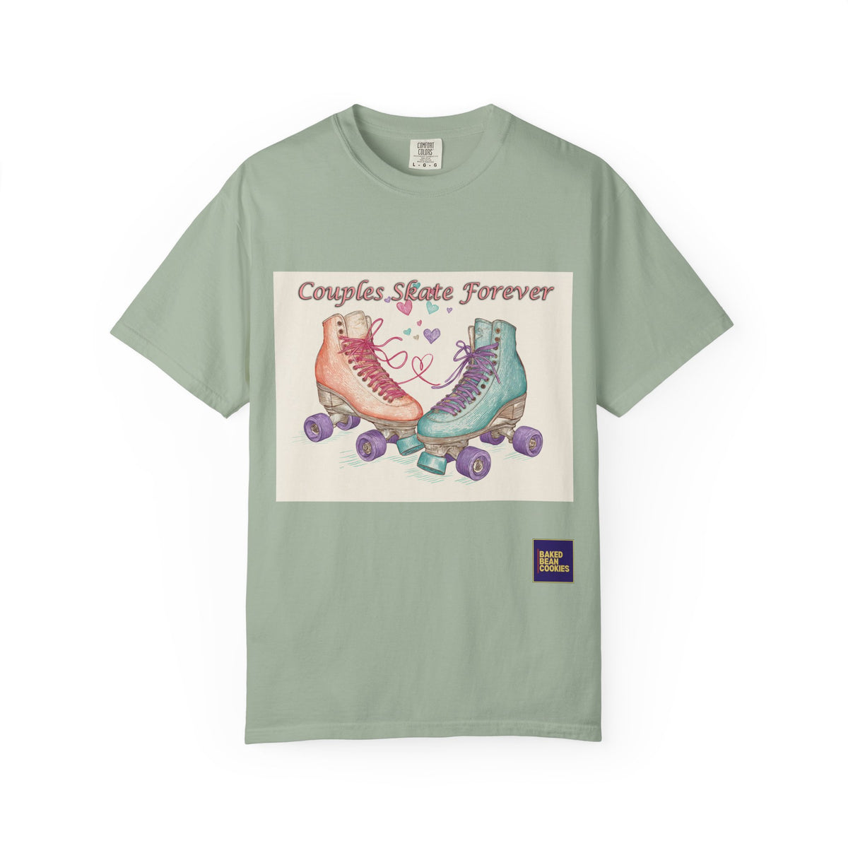 Couples Skate Forever T-Shirt — Retro Roller Skate Couples Graphic Tee