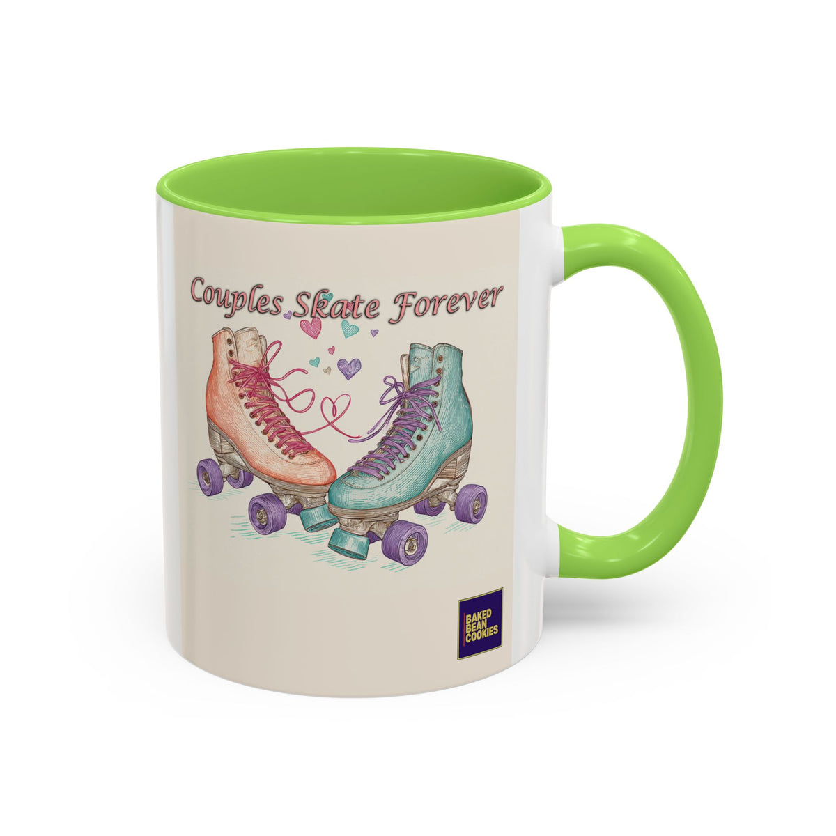 80s Retro Roller Skates Mug | 11oz or 15oz Colorful Ceramic Mug