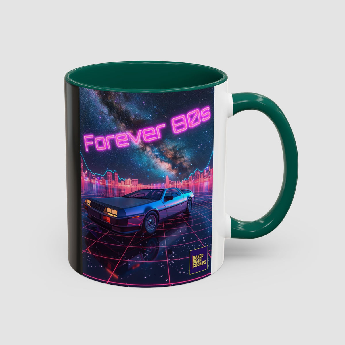 Retro Neon Sports Car Coffee Mug (11oz & 15oz)