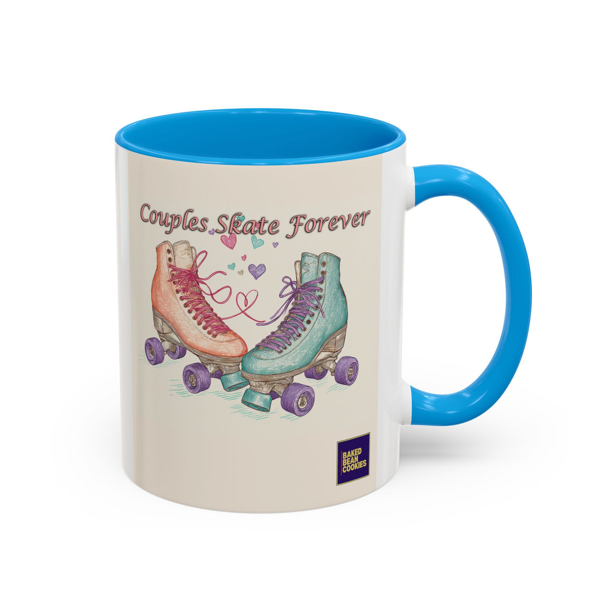 80s Retro Roller Skates Mug | 11oz or 15oz Colorful Ceramic Mug