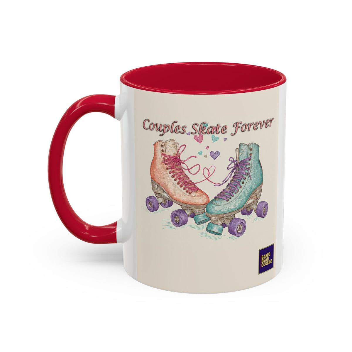 80s Retro Roller Skates Mug | 11oz or 15oz Colorful Ceramic Mug