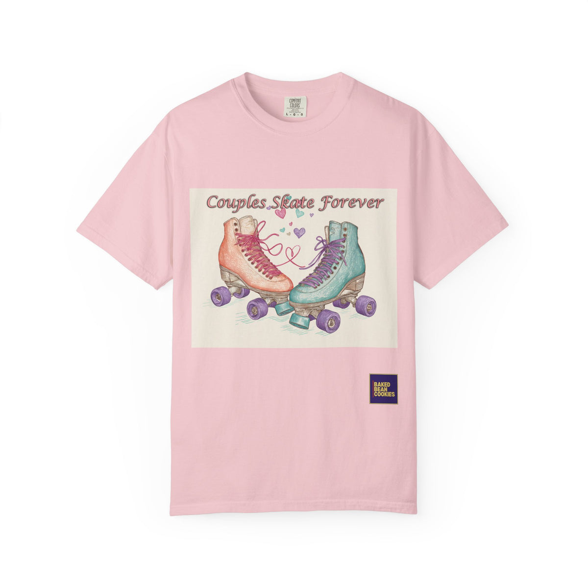 Couples Skate Forever T-Shirt — Retro Roller Skate Couples Graphic Tee