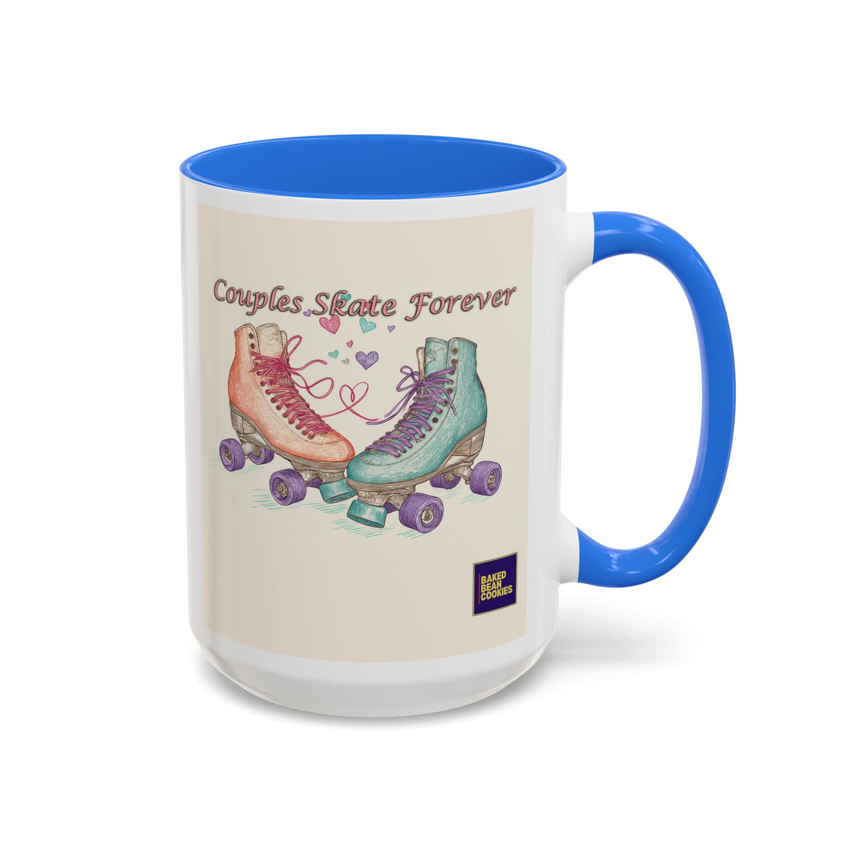 80s Retro Roller Skates Mug | 11oz or 15oz Colorful Ceramic Mug