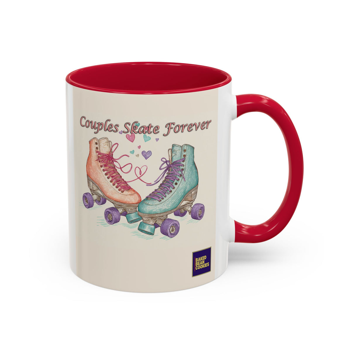 80s Retro Roller Skates Mug | 11oz or 15oz Colorful Ceramic Mug