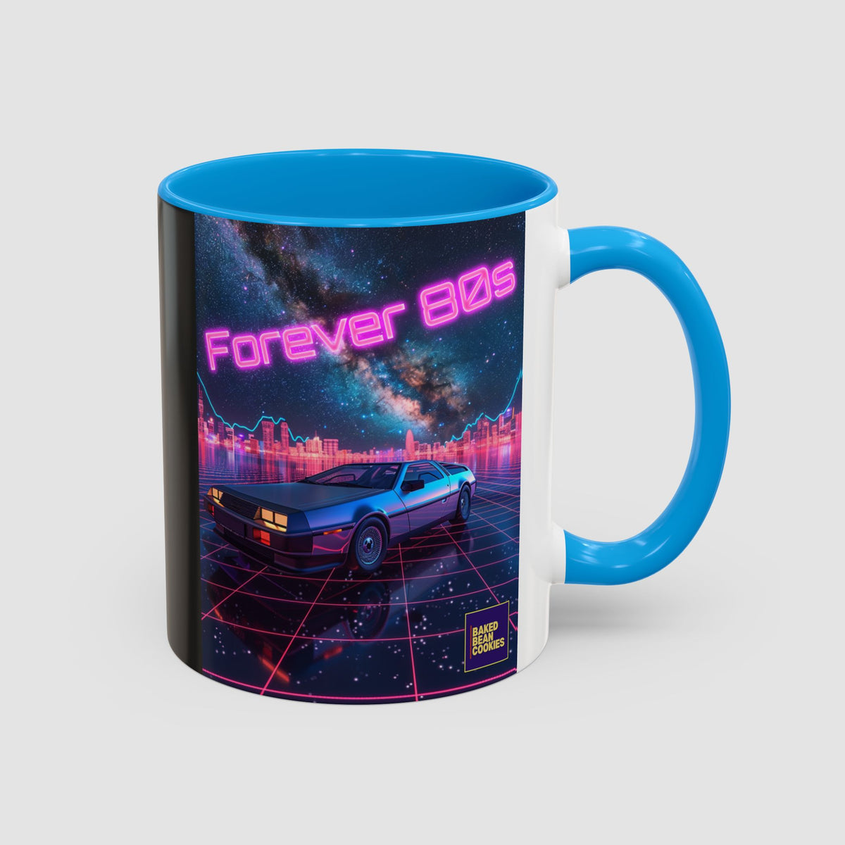 Retro Neon Sports Car Coffee Mug (11oz & 15oz)