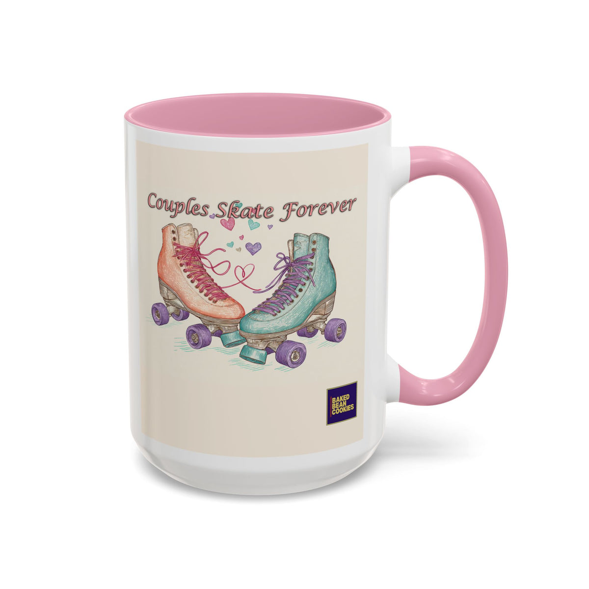 80s Retro Roller Skates Mug | 11oz or 15oz Colorful Ceramic Mug