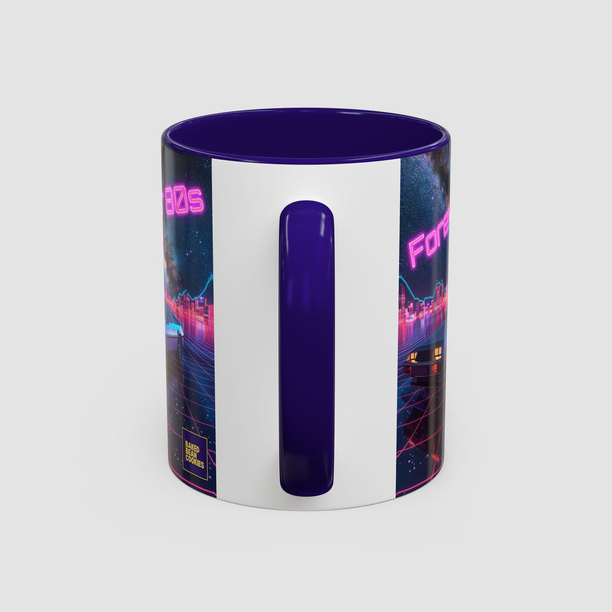 Retro Neon Sports Car Coffee Mug (11oz & 15oz)