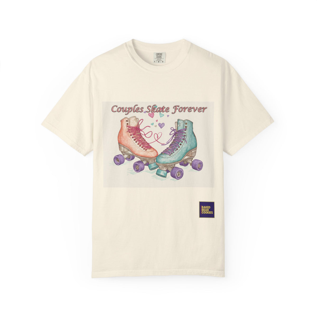 Couples Skate Forever T-Shirt — Retro Roller Skate Couples Graphic Tee