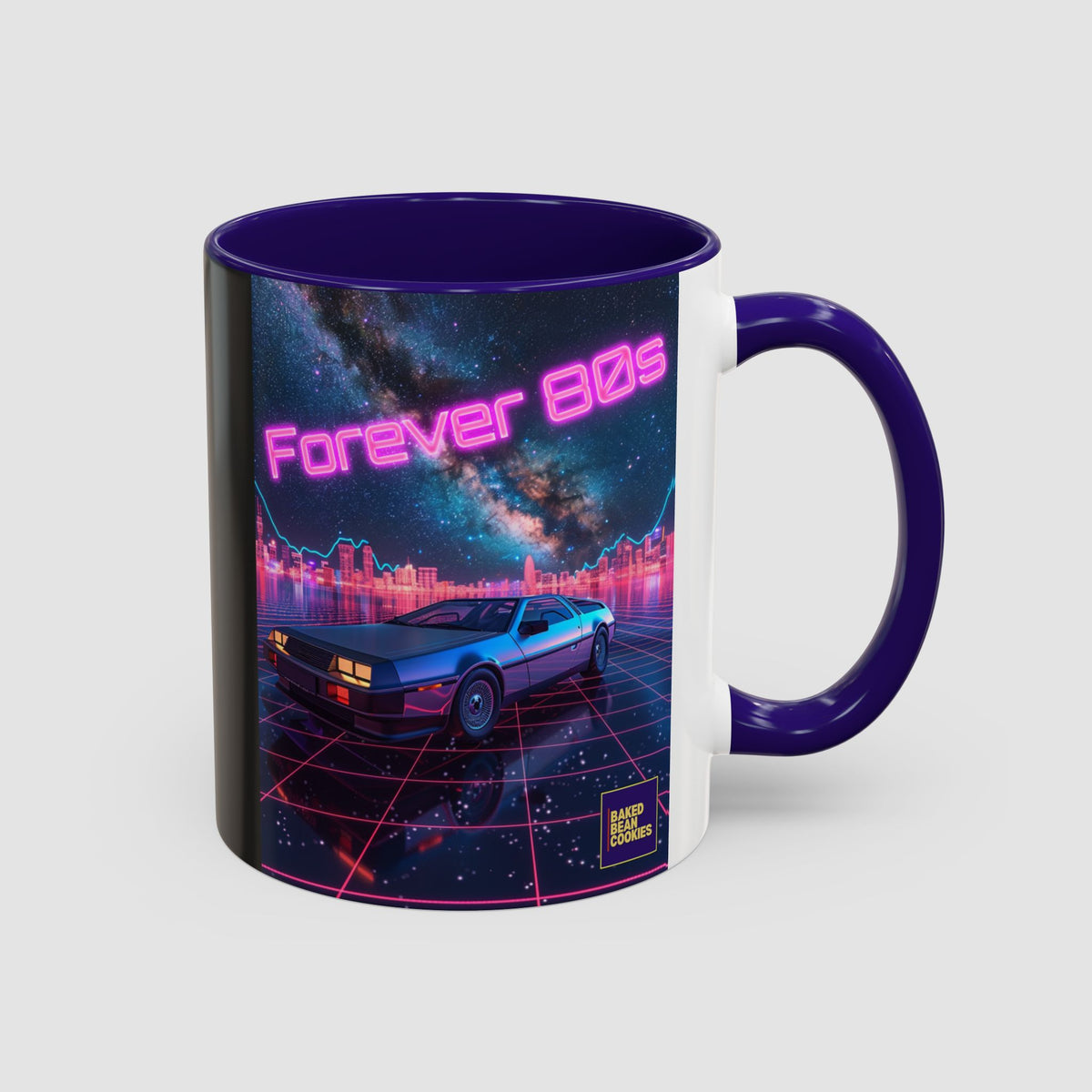 Retro Neon Sports Car Coffee Mug (11oz & 15oz)