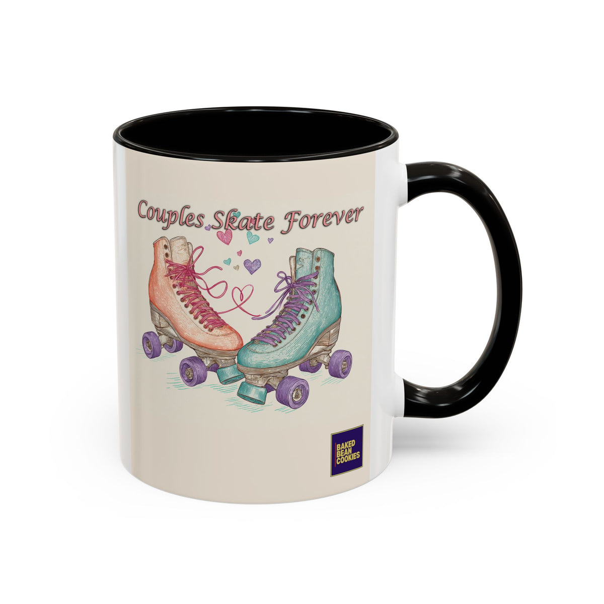 80s Retro Roller Skates Mug | 11oz or 15oz Colorful Ceramic Mug