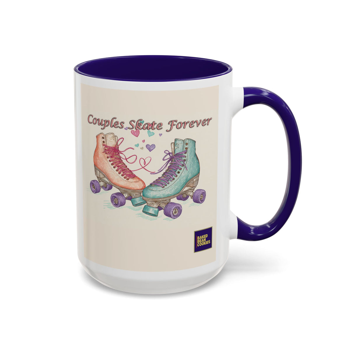 80s Retro Roller Skates Mug | 11oz or 15oz Colorful Ceramic Mug