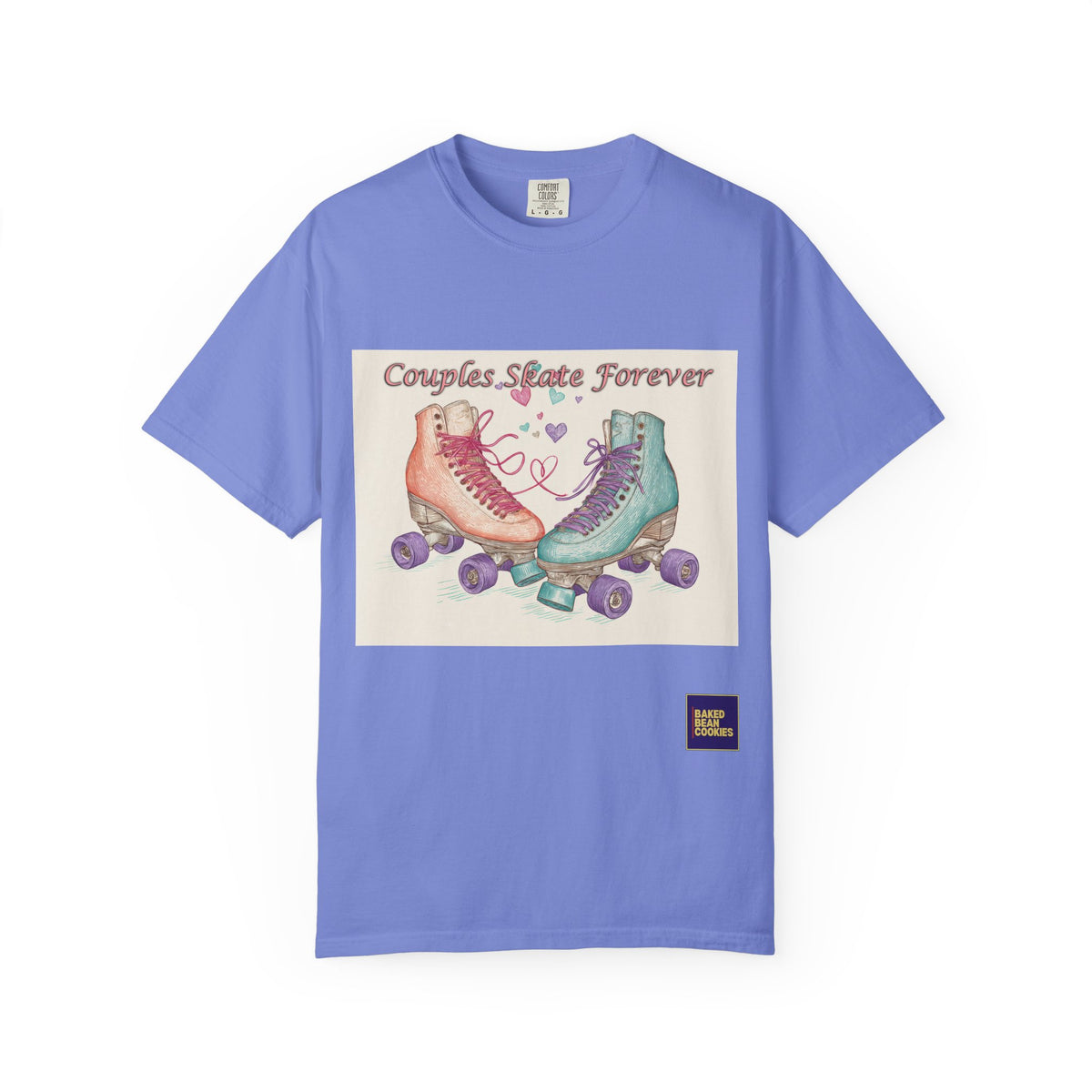 Couples Skate Forever T-Shirt — Retro Roller Skate Couples Graphic Tee