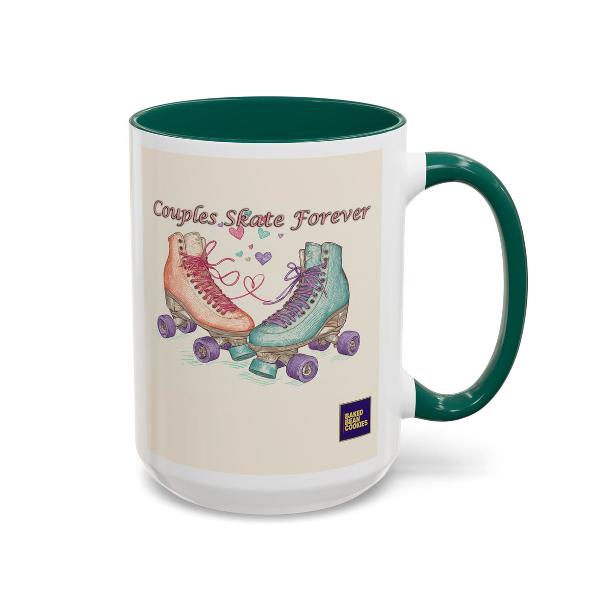 80s Retro Roller Skates Mug | 11oz or 15oz Colorful Ceramic Mug