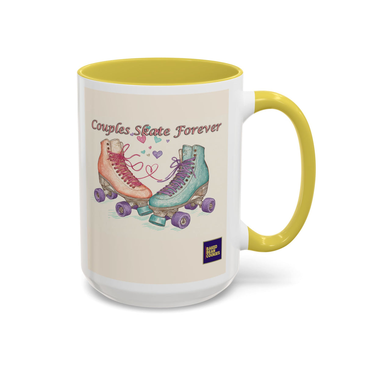 80s Retro Roller Skates Mug | 11oz or 15oz Colorful Ceramic Mug