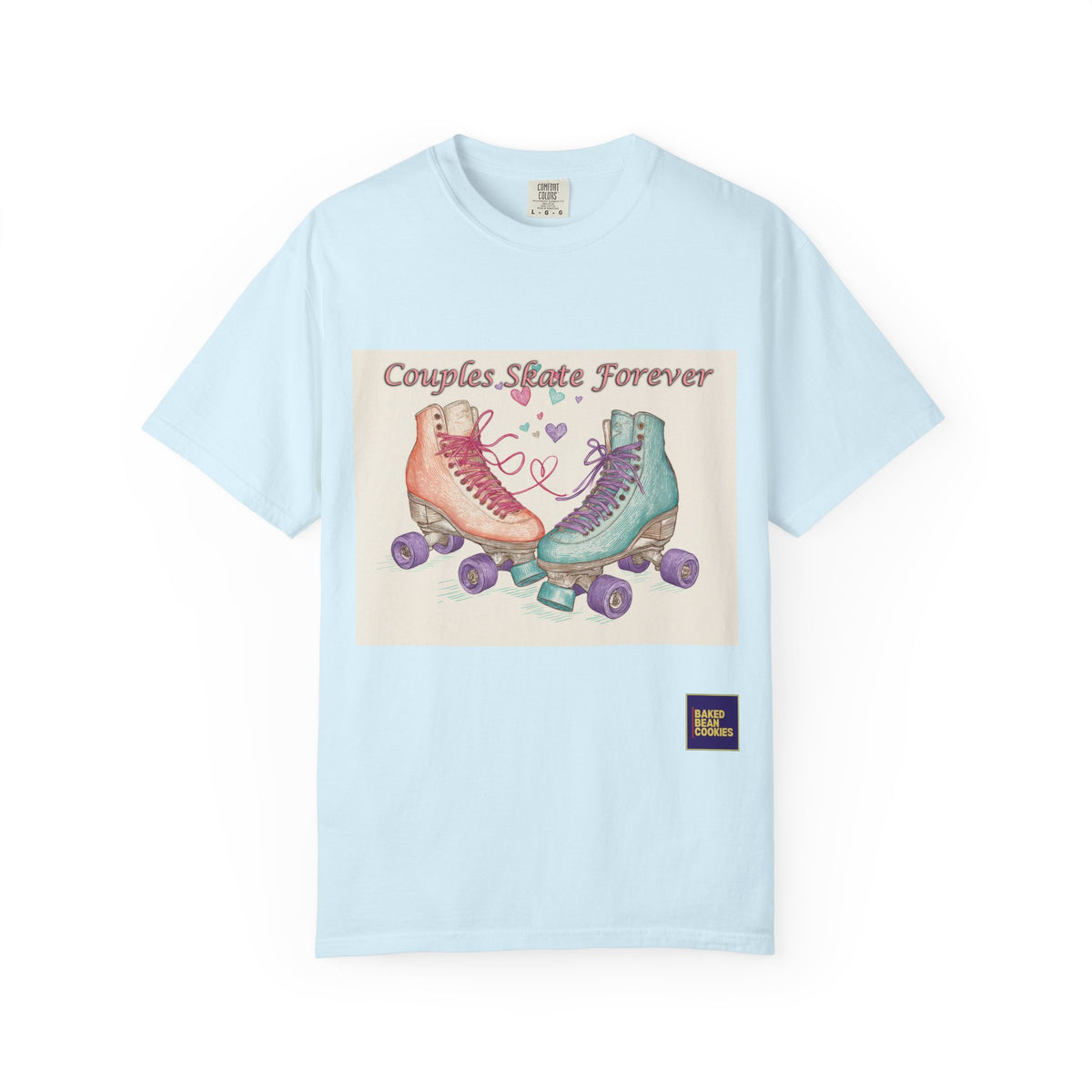Couples Skate Forever T-Shirt — Retro Roller Skate Couples Graphic Tee