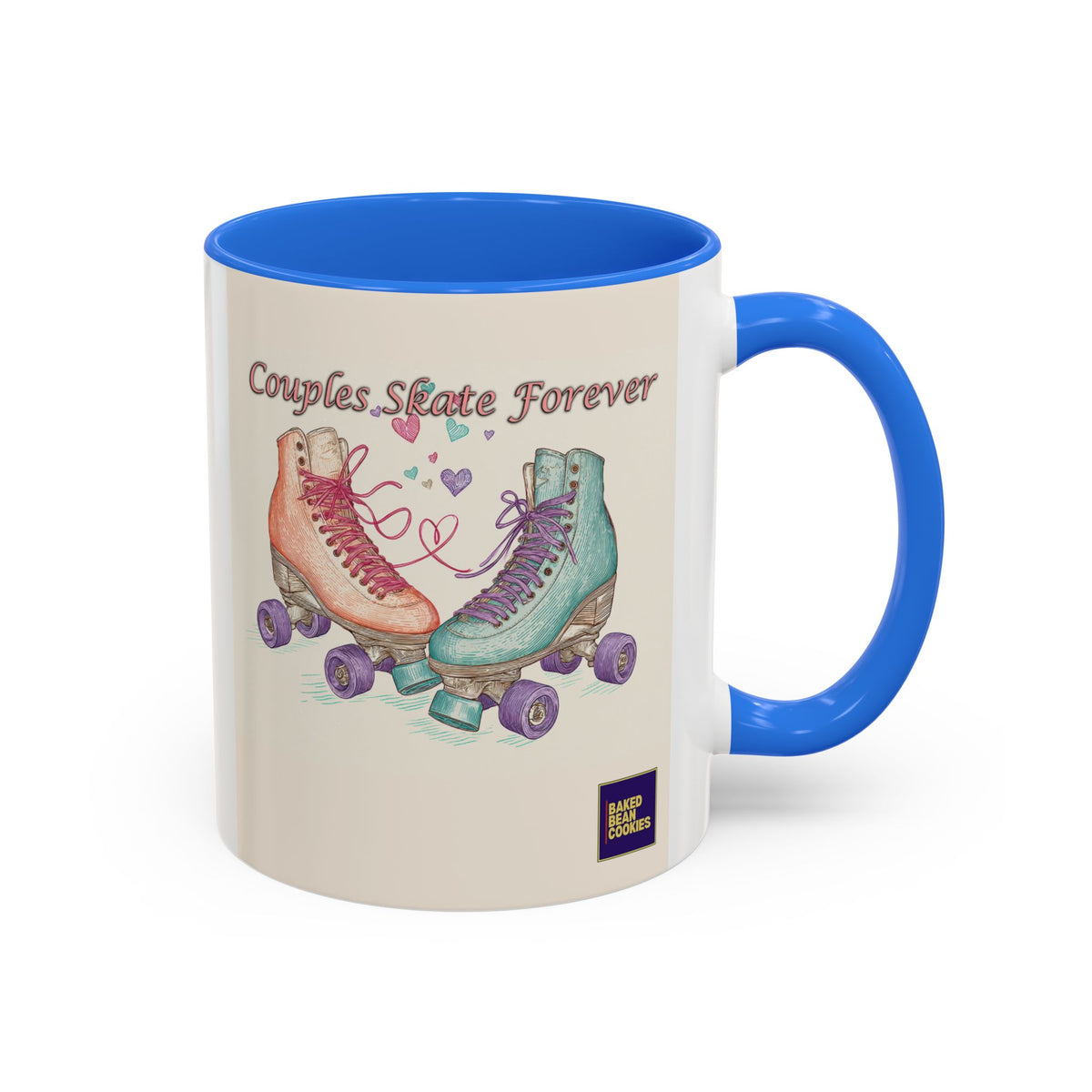 80s Retro Roller Skates Mug | 11oz or 15oz Colorful Ceramic Mug